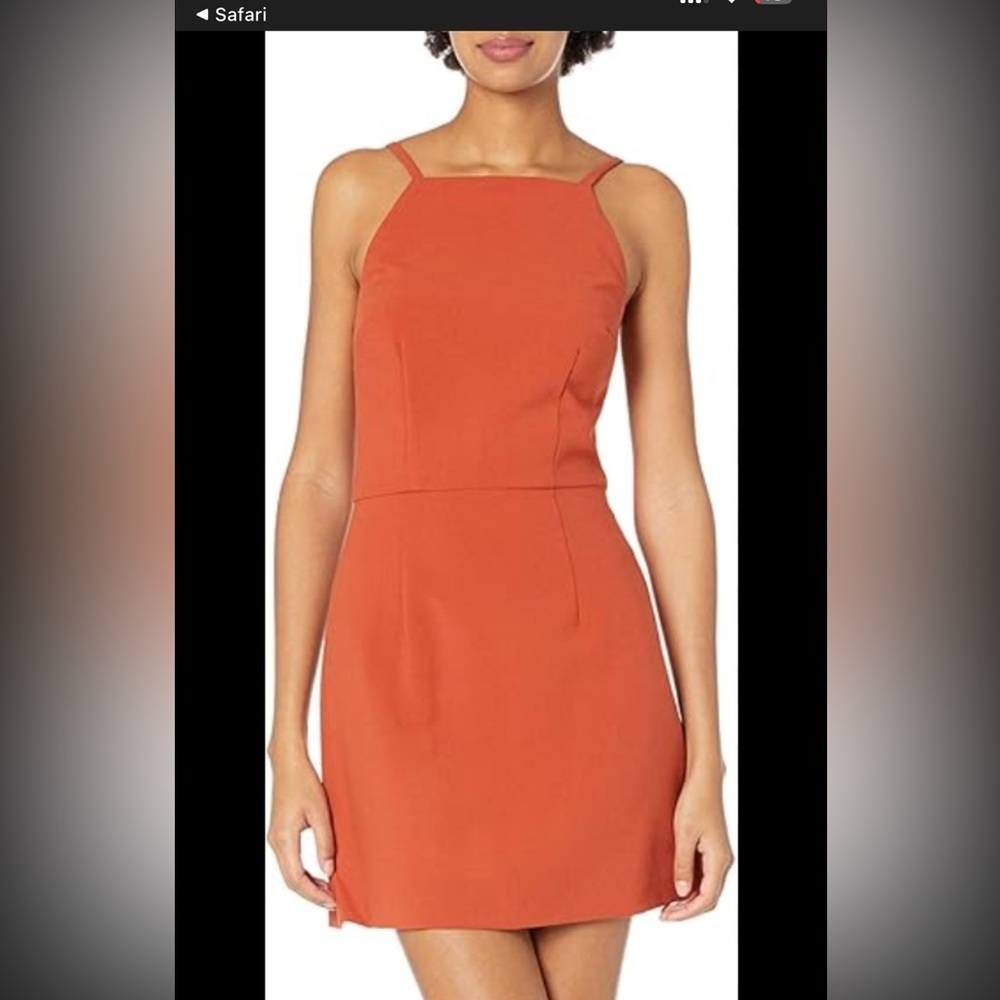 French Connection Vibrant Orange Mini Dress